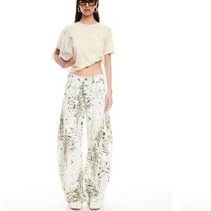 Lioness Horseshoe Jean Snow Leopard